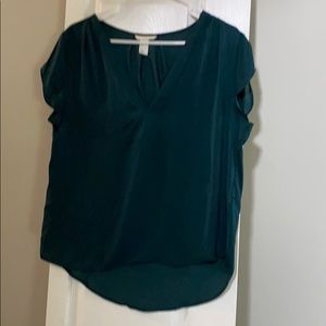 Green Silk Blouse
